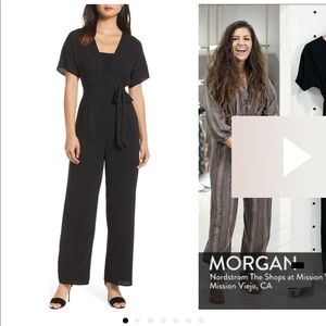 Nordstrom Black Lace Jumpsuit